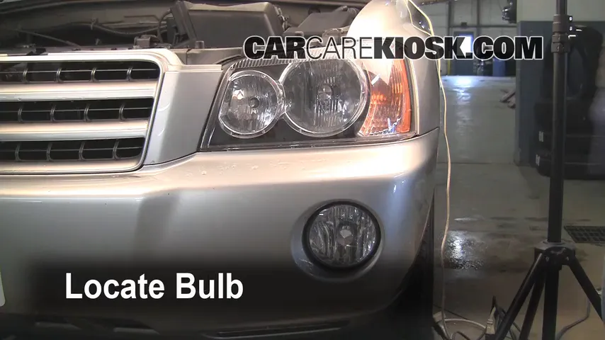 2002 Toyota Highlander Limited 3.0L V6 Lights Daytime Running Light (replace bulb)